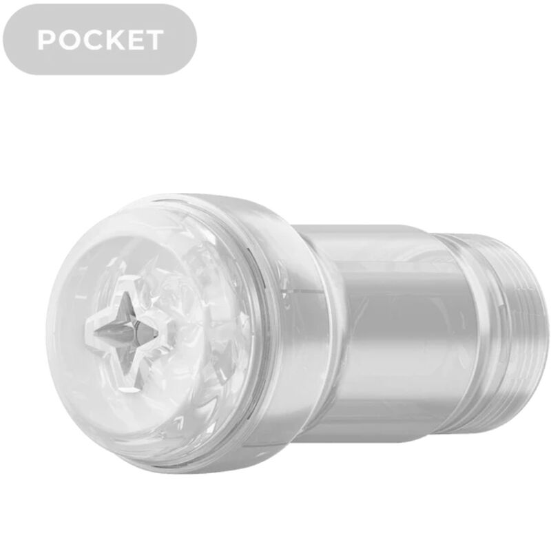 KIIROO - FEEL POCKET STROKER CRYSTAL BY KIIROO TRANSPARENT - Kink&Play