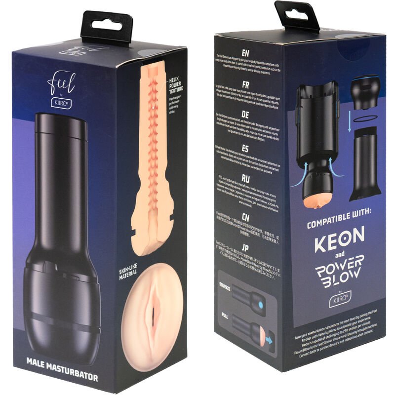 KIIROO - FEEL STROKER GENERIC PALE POWERBLOW COMPATIBLE - Kink&Play