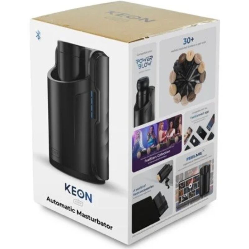 KIIROO - KEON COMBO SET BY KIIROO + FEEL STROKER BLACK - Kink&Play