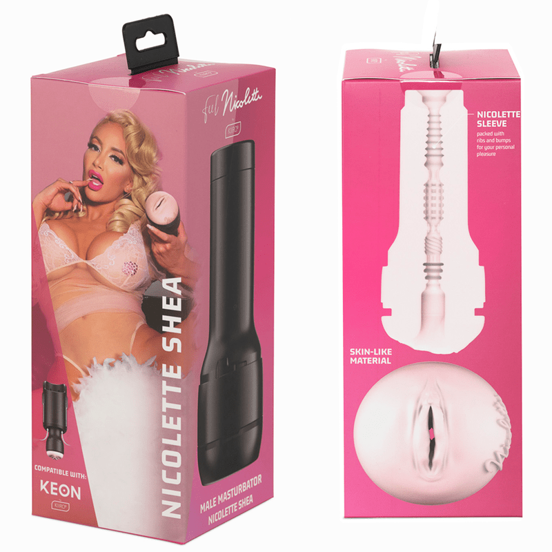 KIIROO - KEON + FEEL NICOLETTE SHEA STROKER + AQUA QUALITY LUBRICANT 50 ML - Kink&Play
