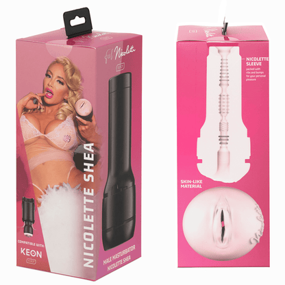 KIIROO - KEON + FEEL NICOLETTE SHEA STROKER + AQUA QUALITY LUBRICANT 50 ML - Kink&Play