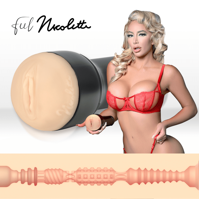 KIIROO - KEON + FEEL NICOLETTE SHEA STROKER + AQUA QUALITY LUBRICANT 50 ML - Kink&Play