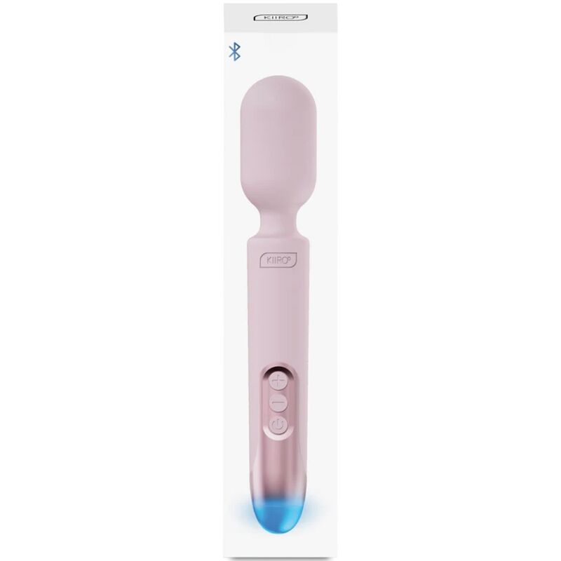 KIIROO - PROWAND VIBRATOR WAND REMOTE CONTROL + FREE APP PINK - Kink&Play