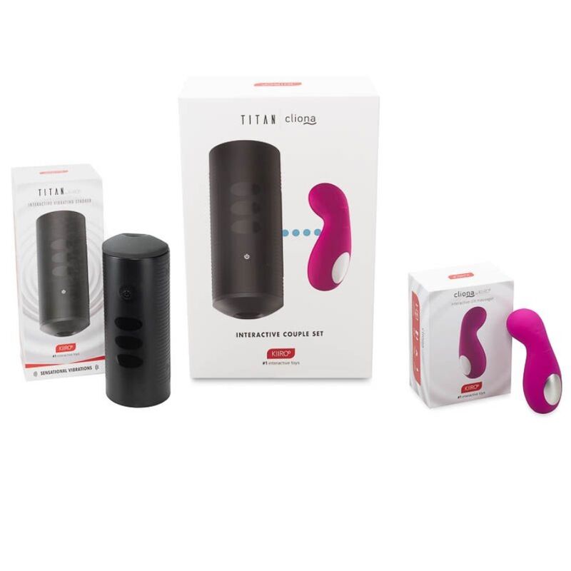 KIIROO - TITAN AND CLIONA LILAC COUPLES SET - Kink&Play