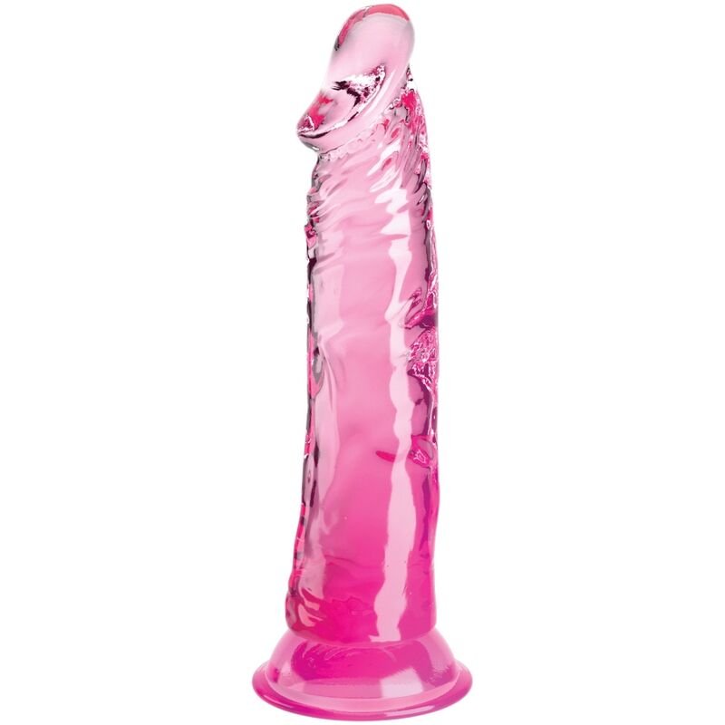 KING COCK - CLEAR REALISTIC PENIS 19.7 CM PINK - Kink&Play
