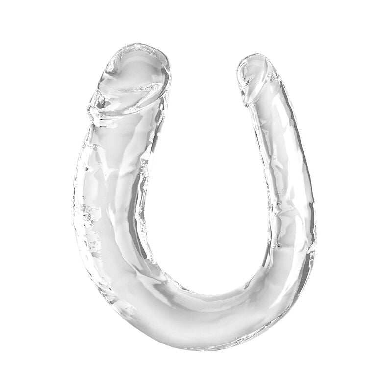 KING COCK - DOUBLE TROUBLE DOUBLE DILDO 33 CM CLEAR - Kink&Play
