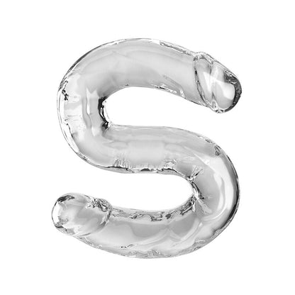 KING COCK - DOUBLE TROUBLE DOUBLE DILDO 46 CM CLEAR - Kink&Play