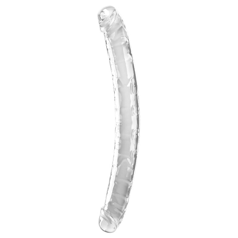 KING COCK - DOUBLE TROUBLE DOUBLE DILDO 46 CM CLEAR - Kink&Play