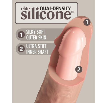 KING COCK - ELITE ADJUSTABLE HARNESS WITH DILDO 15.2 CM FOR BEGINNERS - Kink&Play