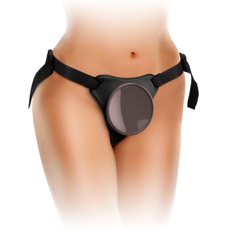 KING COCK - ELITE COMFY ADJUSTABLE HARNESS WITH DILDO 17.8 CM - Kink&Play
