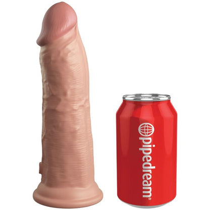 KING COCK - ELITE REALISTIC DILDO VIBRATING & SILICONE 20.3 CM - Kink&Play