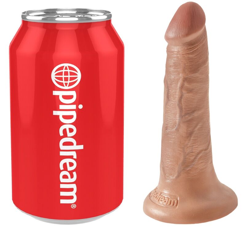 KING COCK - REALISTIC PENIS 12 CM CARAMEL - Kink&Play