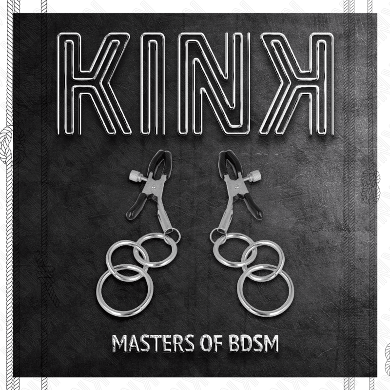 KINK - 3 O - RING NIPPLE CLAMP 6 CM - Kink&Play