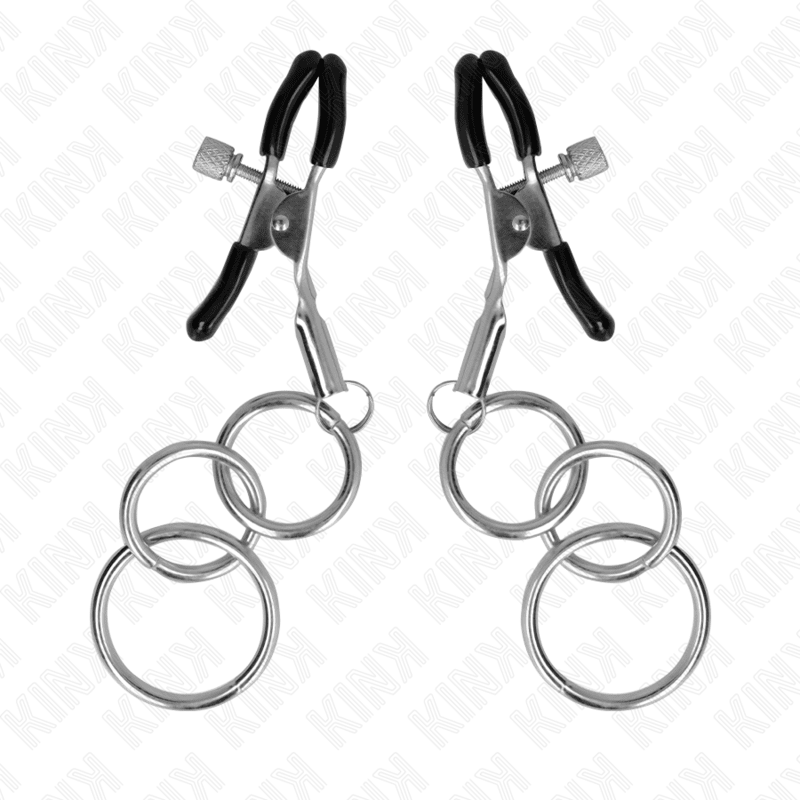 KINK - 3 O - RING NIPPLE CLAMP 6 CM - Kink&Play