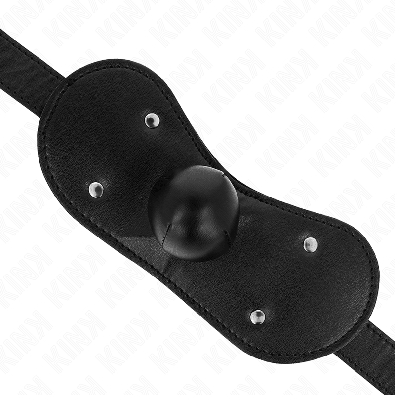 KINK - BALL GAG MOUTH MASK WITH LOCK ADJUSTABLE 42 - 60 CM - Kink&Play