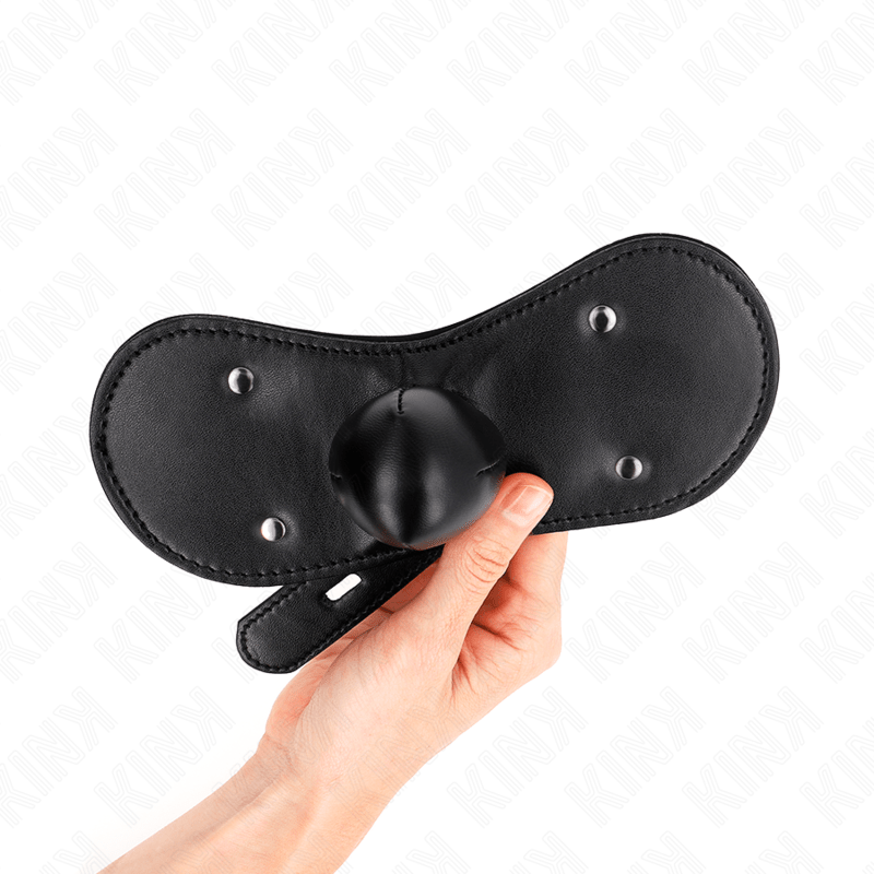 KINK - BALL GAG MOUTH MASK WITH LOCK ADJUSTABLE 42 - 60 CM - Kink&Play