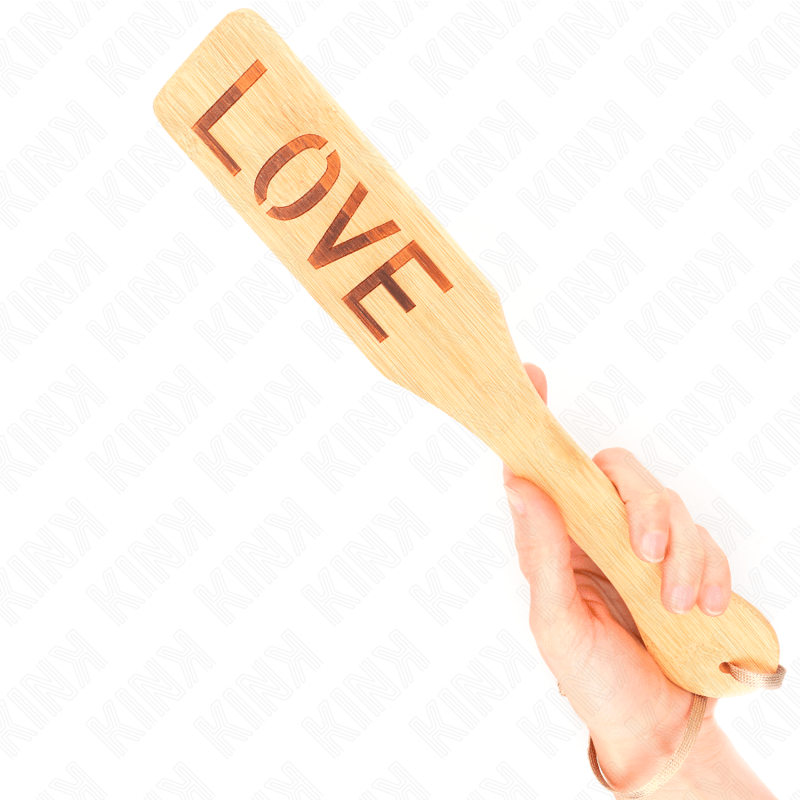 KINK - BAMBOO PALETTE WORD LOVE 32 X 5.5 CM - Kink&Play