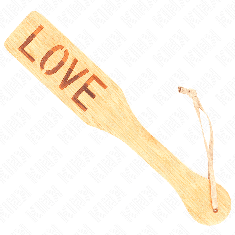 KINK - BAMBOO PALETTE WORD LOVE 32 X 5.5 CM - Kink&Play