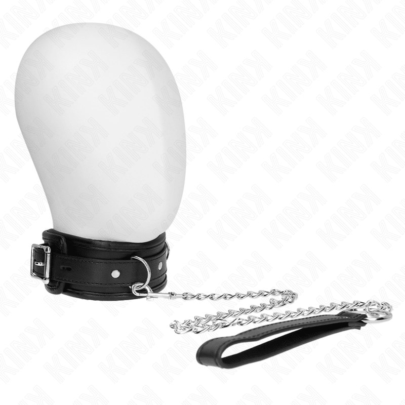 KINK - BASIC MODEL COLLAR WITH LEASH 65 CM MODEL 1 53 X 6 CM - Kink&Play