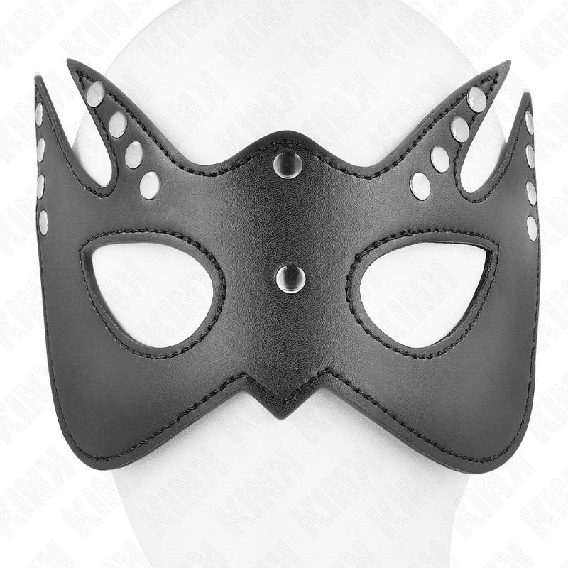 KINK - BAT MASK WITH RIVETS 23 x 15 CM - Kink&Play