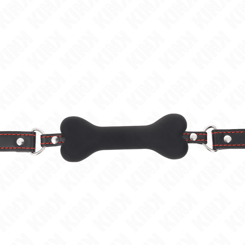 KINK - BLACK BONE 12 CM GAG 63 x 2 CM - Kink&Play