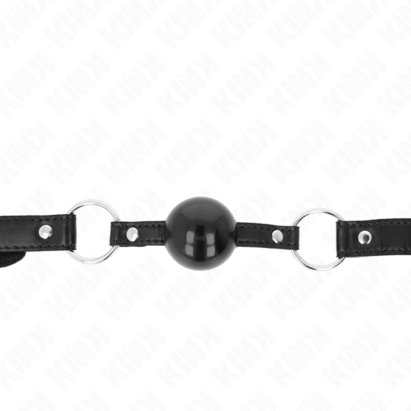 KINK - BLACK TPE BALL 4 CM GAG 60 x 2 CM - Kink&Play