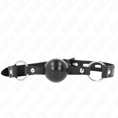 KINK - BLACK TPE BALL 4 CM GAG 60 x 2 CM - Kink&Play