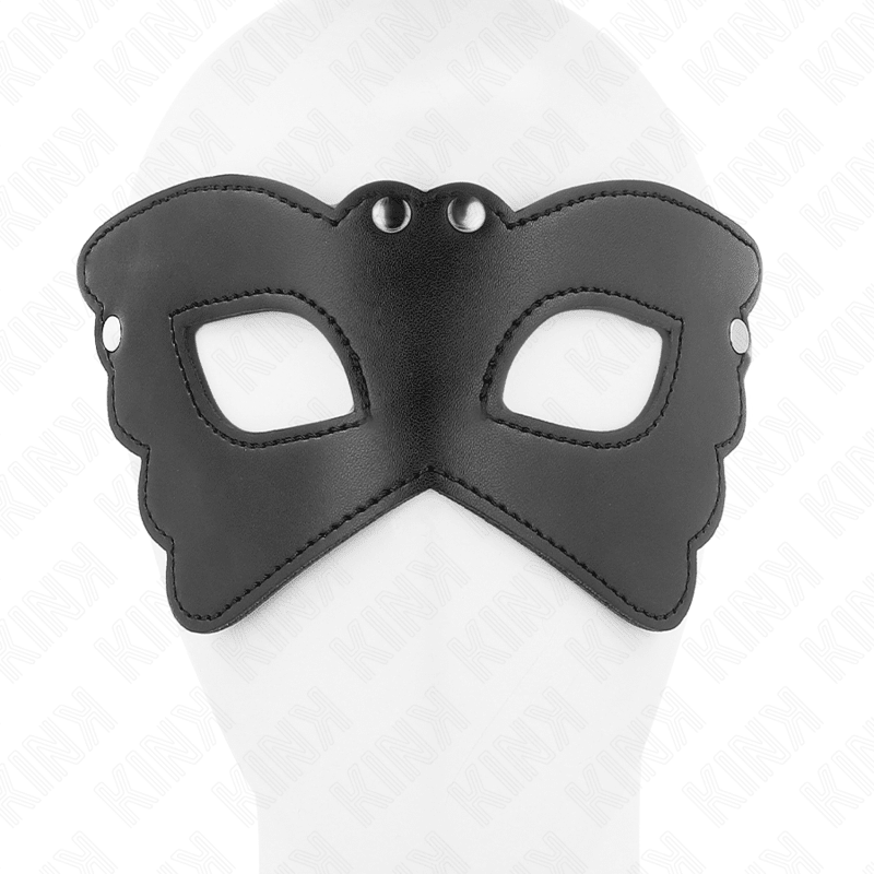 KINK - BUTTERFLY SHAPED LEATHERETTE MASK 20 x 9 CM - Kink&Play
