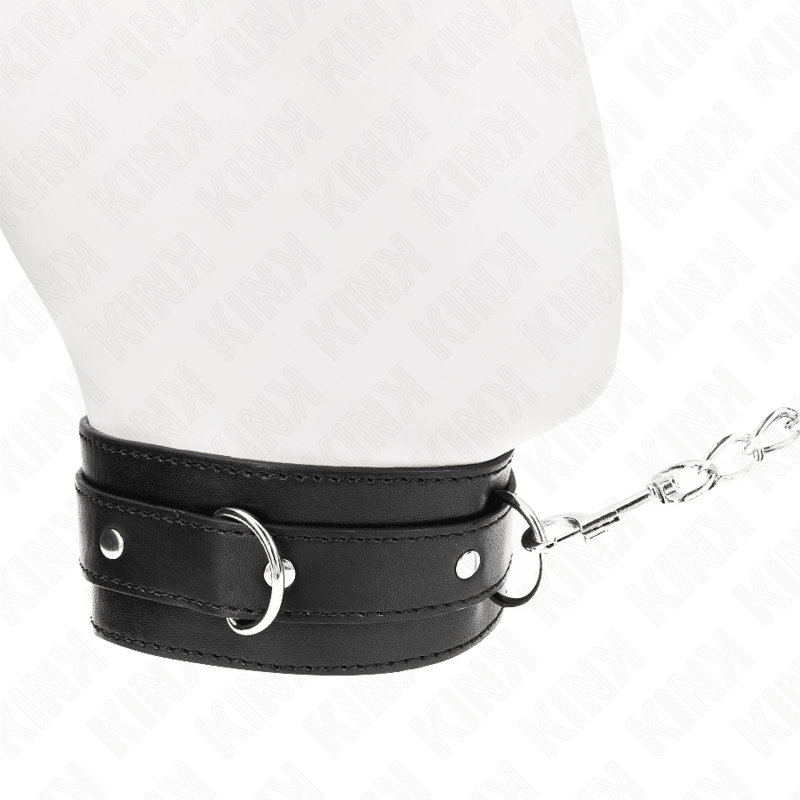 KINK - COLLAR WITH BELT 65 CM WITH STRAP BLACK 54 X 4.5 CM - Kink&Play