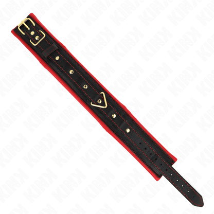 KINK - COLLAR WITH PLAIN FABRIC LEASH ADJUSTABLE 33 - 48 CM X 5.7 CM - Kink&Play