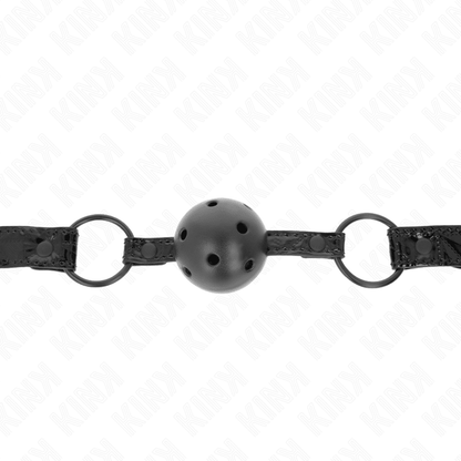 KINK - DIAMOND PATTERN BALL 4.5 CM GAG MODEL 3 64.5 CM ADJUSTABLE 42 - 60 CM - Kink&Play