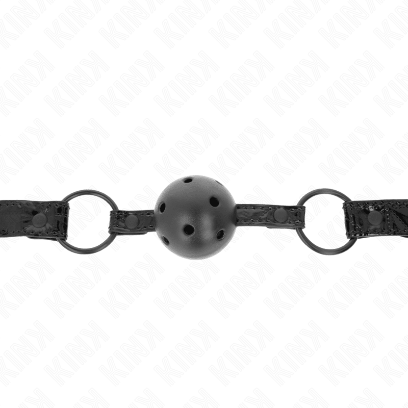 KINK - DIAMOND PATTERN BALL 4.5 CM GAG MODEL 3 64.5 CM ADJUSTABLE 42 - 60 CM - Kink&Play