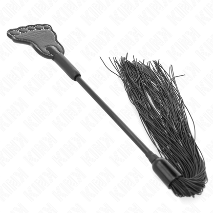 KINK - FOOT SHAPED PADDLE WITH TASSEL WHIP 31 CM - Kink&Play