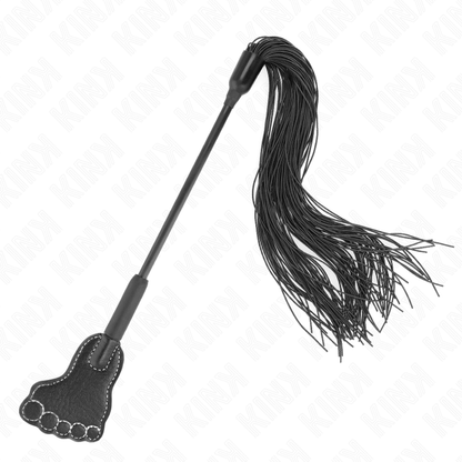 KINK - FOOT SHAPED PADDLE WITH TASSEL WHIP 31 CM - Kink&Play
