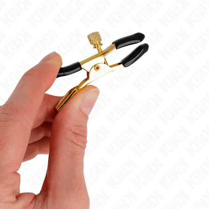 KINK - GOLD NIPPLE CLAMPS 6 CM - Kink&Play