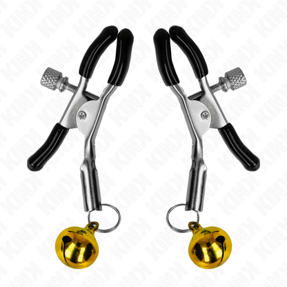 KINK - GOLD SINGLE BELL NIPPLE CLAMP 6 CM - Kink&Play