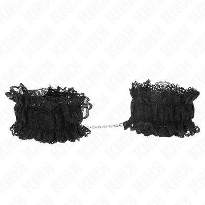 KINK - LACE ELASTIC WRIST RESTRAINTS NEGRO - Kink&Play