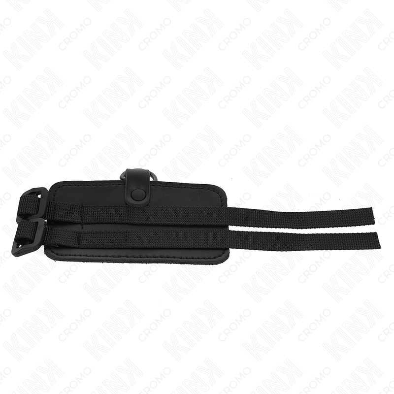 KINK - LEATHER PENIS RING WITH ADJUSTABLE STRAPS - Kink&Play
