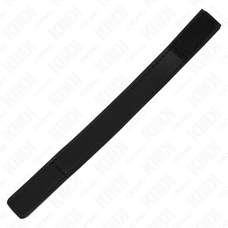 KINK - LEATHER PENIS RING WITH VELCRO CLOSURE 20 X 2 CM - Kink&Play