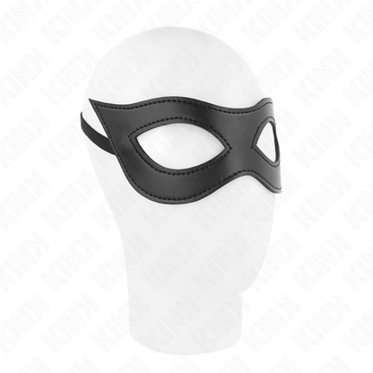 KINK - LEATHERETTE MASK MODEL 2 23 x 7.5 CM - Kink&Play