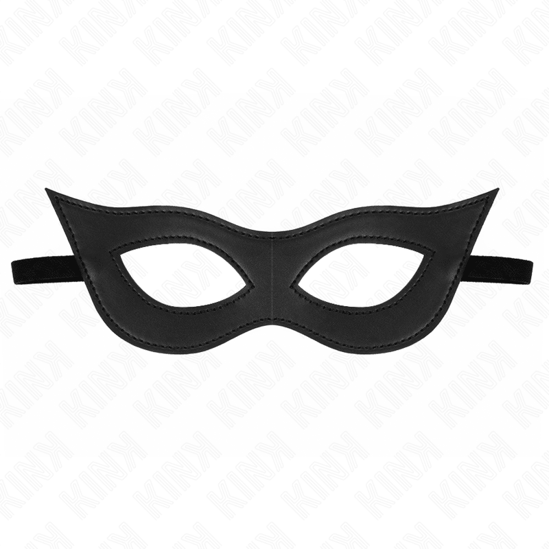 KINK - LEATHERETTE MASK MODEL 2 23 x 7.5 CM - Kink&Play