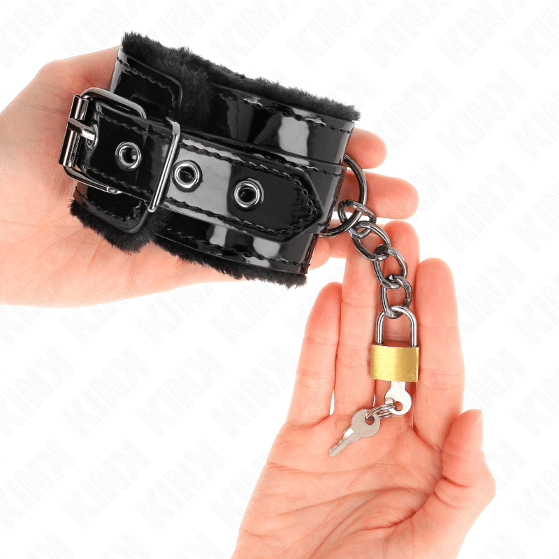 KINK - LIGHT WRIST RESTRAINTS WITH A COPPER LOCK ADJUSABLE 17 - 29 CM X 5.5 CM - Kink&Play