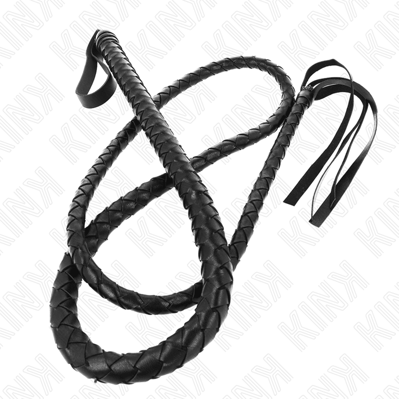KINK - LONG BLACK SNAKE WHIP 210 CM - Kink&Play