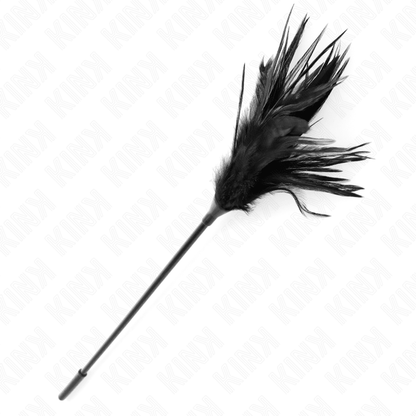 KINK - MULTIPLE BLACK TICKLE FEATHERS 45 CM - Kink&Play