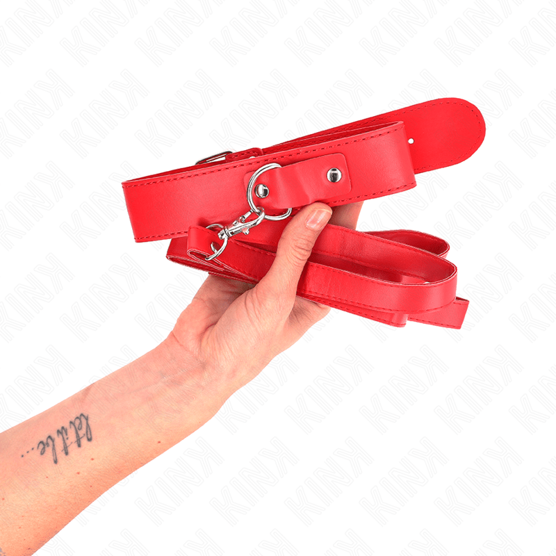 KINK - NECKLACE WITH BELT 116 CM ROJO STRAP ADJUSTABLE 32 - 50 CM X 8 CM - Kink&Play