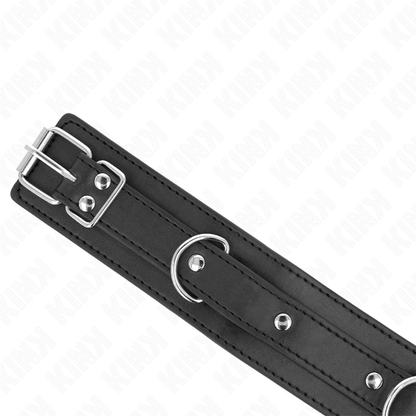KINK - NECKLACE WITH LEASH 65 CM 3 RING MODEL 1 ADJUSTABLE 38 - 49 CM X 5 CM - Kink&Play