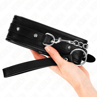 KINK - NECKLACE WITH SHINY BUCKLE STRAP 65 CM 48.5 CM X 5.3 CM - Kink&Play