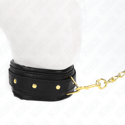 KINK - NECKLACE WITH SPONGE IMITATION LEATHER STRAP MODEL 1 ADJUSTABLE 37 - 54 CM X 3 CM - Kink&Play