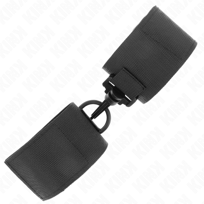 KINK - NYLON WRIST RESTRAINTS BLACK - Kink&Play