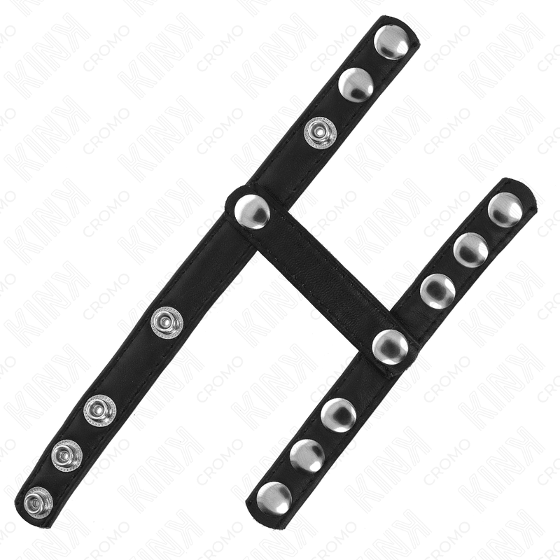 KINK - PENIS RING WITH 3 ADJUSTABLE BALL SPLITTER STRAPS - Kink&Play